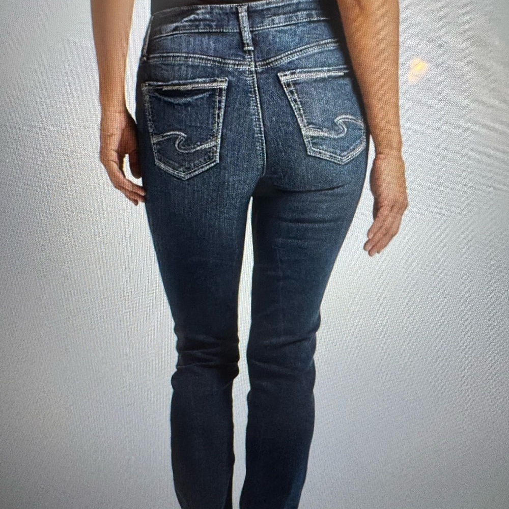 Silver Jeans Women's Dark Blue Skinny Jeans